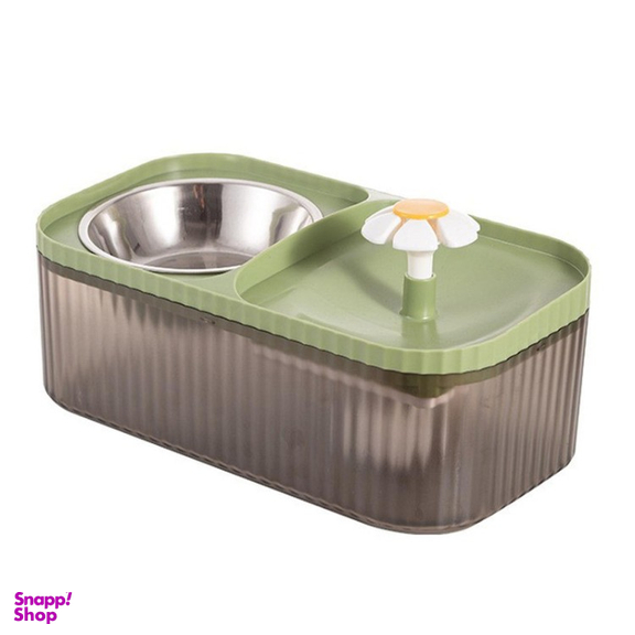 ظرف اتوماتیک آب و غذا سگ و گربه مدل دوقلو ظرفیت 3 لیتر