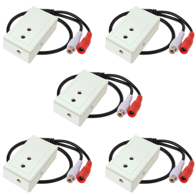 میکروفون دوربین مداربسته مدل RM-4S بسته 5 عددی