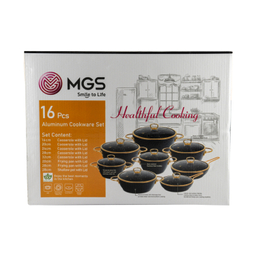 سرویس قابلمه 16 پارچه ام جی اس طرح ماینز سری دوم 5644