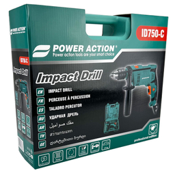 مجموعه 30 عددی دریل چکشی پاور اکشن مدل ID 750-C