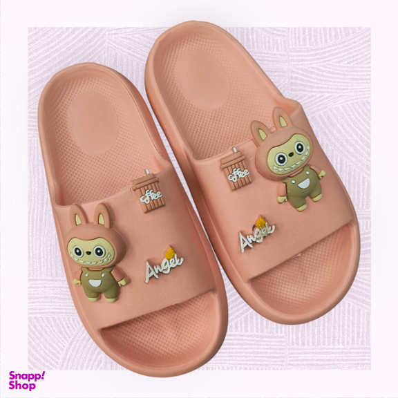 دمپایی زنانه زیتون مدل ملودی لبوبو ویانزا رنگ کالباسی