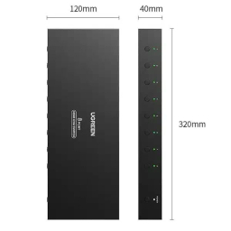 سوئیچ KVM هشت پورت HDMI 2.0 یوگرین مدل CM546 کد 80963