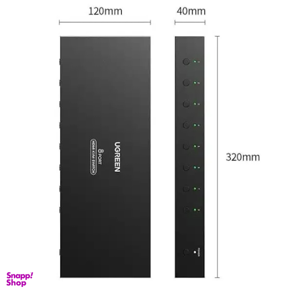 سوئیچ KVM هشت پورت HDMI 2.0 یوگرین مدل CM546 کد 80963