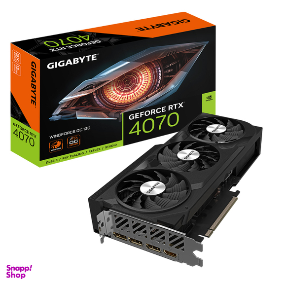 کارت گرافیک گیگابایت مدل Nvidia RTX 4070 Windforce