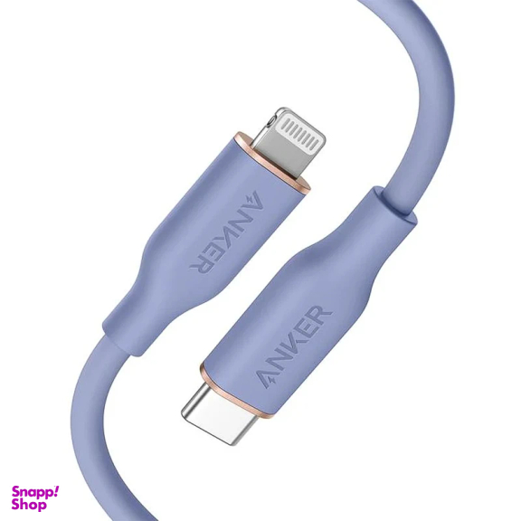 کابل تبدیل USB-C به لایتنینگ انکر مدل Power Line III Flow A8662 طول 0.9 متر