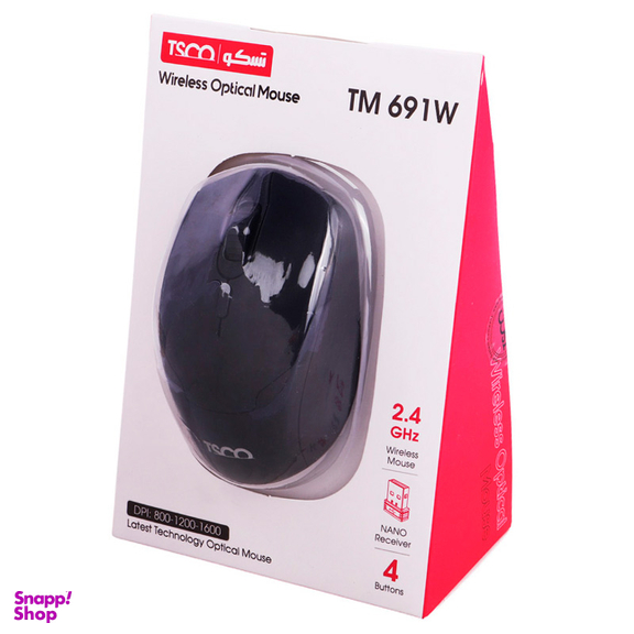 ماوس بی سیم تسکو مدل TM 691W