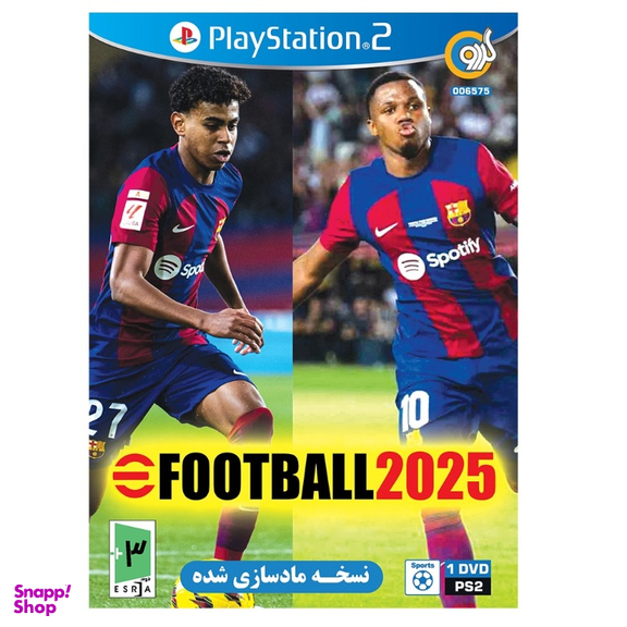 بازی ویدیویی گردو eFootball 2025 مناسب کنسول بازی سونی PS2