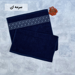حوله دستی هیرو طرح لاین سایز 40×78 سانتی متر