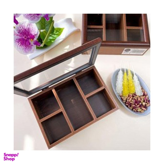 باکس پذیرایی چوبی رایکا مدل کبریتی کد 9252