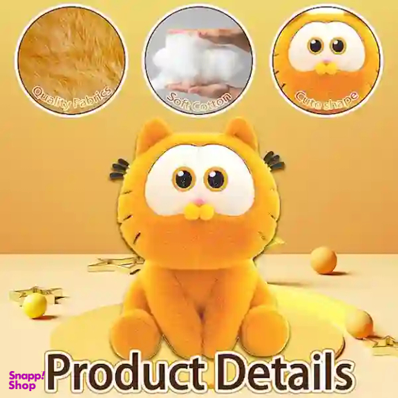 عروسک مدل گربه گارفیلد نشسته طرح بچه ارتفاع 25 سانتی متر