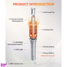 فر کننده و حالت دهنده مو شیگلم هیر مدل Air سایز ۲۵ میلی‌ متر