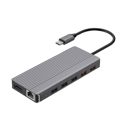 هاب USB پاورولوجی مدل P121HBCGY Type-C