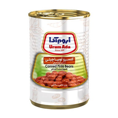 کنسرو لوبیا چیتی اروم آدا وزن 390 گرم