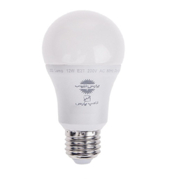 لامپ ال ای دی 12 وات پارس شهاب مدل حبابی A60 پایه E27 بسته 25 عددی