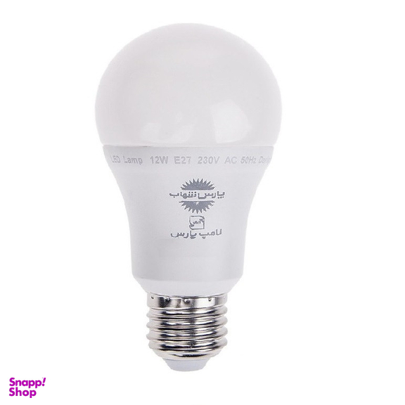 لامپ ال ای دی 12 وات پارس شهاب مدل حبابی A60 پایه E27 بسته 25 عددی