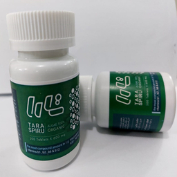 جلبک اسپیرولینا خوراکی طعم زنجبیل تارا بسته 100 عددی