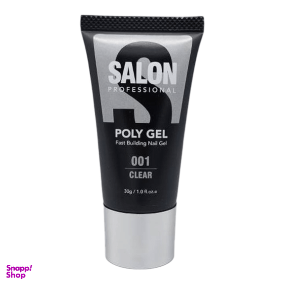 پلی ژل ناخن سالن مدل clear کد 1 حجم 30 میلی لیتر