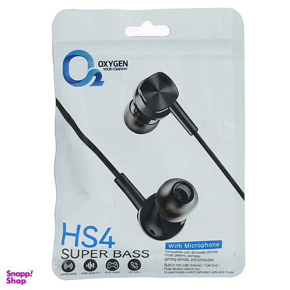 هندزفری باسیم اکسیژن مدل HS4 طول 1.2 متر
