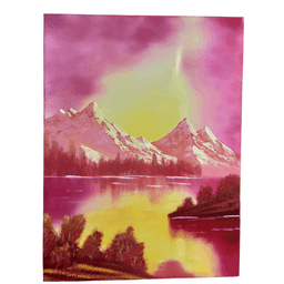 تابلو نقاشی مدل غروب سرخ