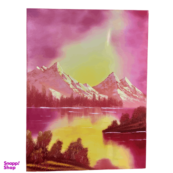 تابلو نقاشی مدل غروب سرخ