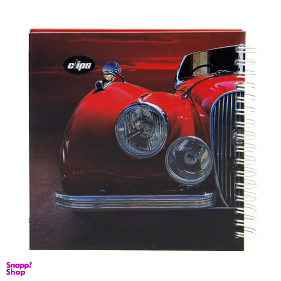 دفتر یادداشت ۸۰ برگ کلیپس طرح red classic car