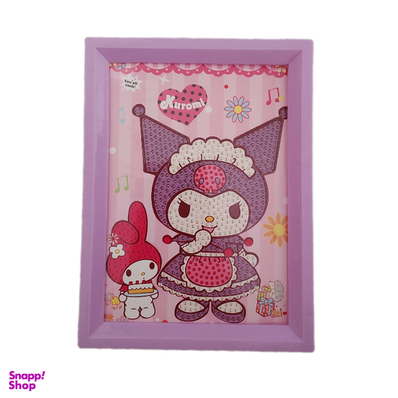 نقاشی الماسی مدل قابدار طرح کرومی و ملودی کد 8