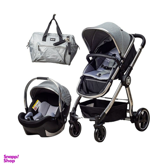 ست کالسکه و کریر کیکابو مدل Allure به همراه ساک لوازم کودک