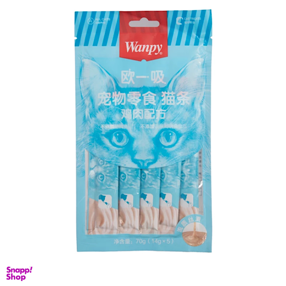 بستنى گربه برند ونپى طعم مرغ بسته 5 عددى