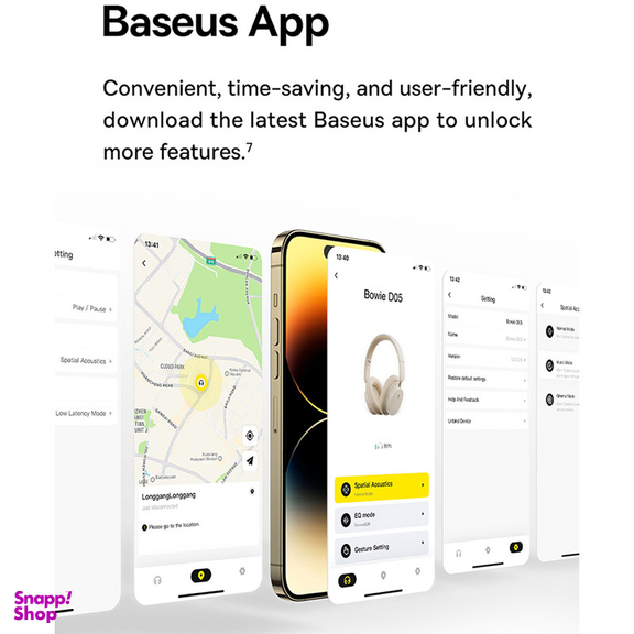 هدفون بلوتوثی بیسوس مدل Bowie D05