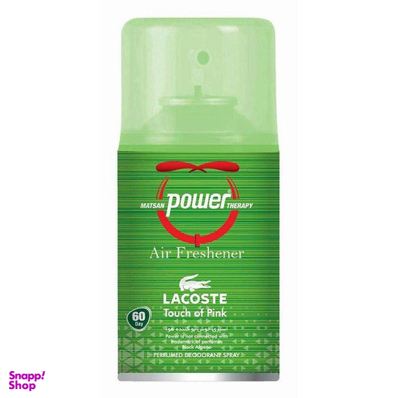 اسپری خوشبو کننده خودرو پاور مدل LACOSTE حجم 260 میلی لیتر