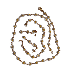 ست دخترانه مدل گل بابونه کد 313