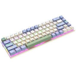 کیبورد باسیم مخصوص بازی تی-دگر مدل Viator T-TGK325 Rainbow