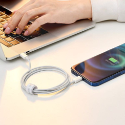 کابل تبدیل USB-C به لایتنینگ بیسوس مدل SUPERIOR طول 100 سانتی متر