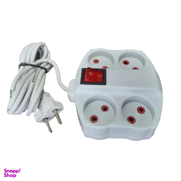 چند راهی برق سپهر الکتریک مدل 4 پریز 5 متری