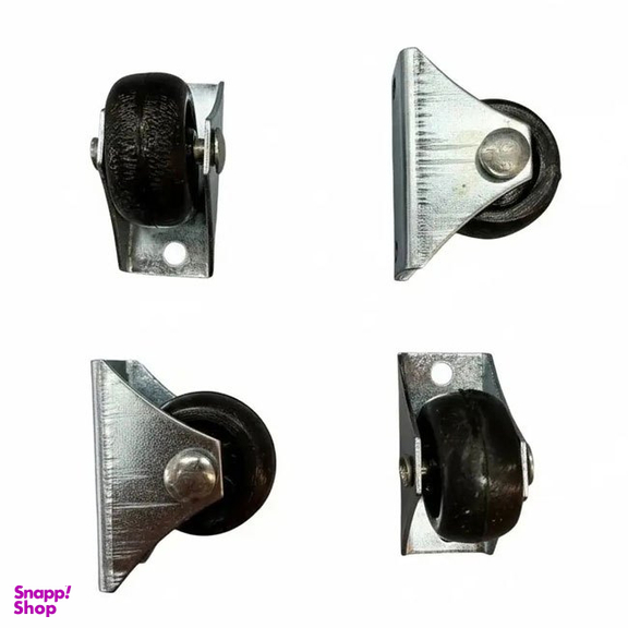 چرخ 28 میلی متر پایه فلزی کد MT0168 بسته 4 عددی