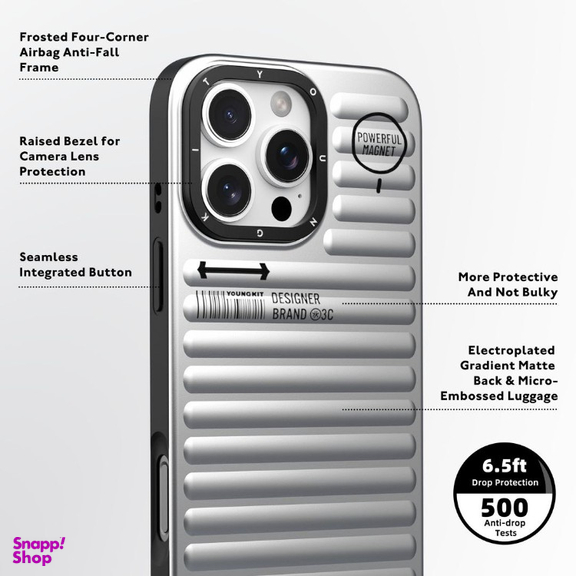 کاور یانگ کیت مدل True Color Luggage مناسب برای گوشی موبایل اپل iphone 16pro