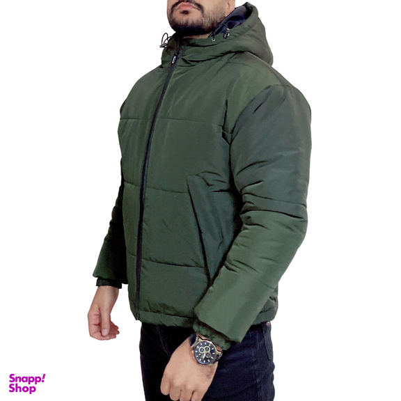 کاپشن مردانه مدل باکسی کد 2 رنگ سبز