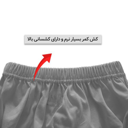 شورت مردانه ماییلدا مدل پنبه ای کد 4700 رنگ طوسی