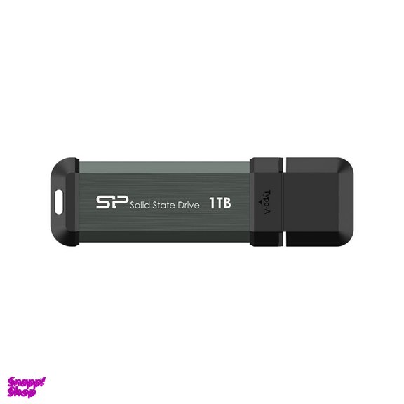 اس اس دی اکسترنال سیلیکون پاور مدل MS70 ظرفیت یک ترابایت به همراه تبدیل USB به Type-C