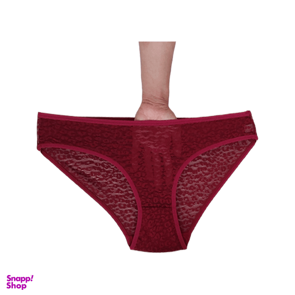 ست شورت و سوتین زنانه ژوبین کد DR-3023 رنگ زرشکی