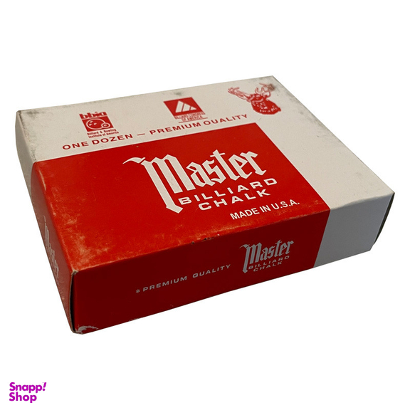 گچ بیلیارد مستر کد M3 بسته 12 عددی