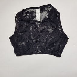 ست شورت و سوتین زنانه برتا مدل توری کد 1051M رنگ مشکی