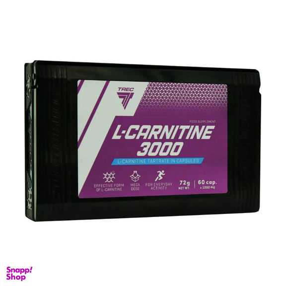 کپسول ال کارنیتین 3000 میلی گرم ترک نوتریشن بسته 60 عددی