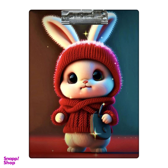 تخته شاسی بامبیلیپ طرح خرگوش تمیز کد 3537352 سایز A4