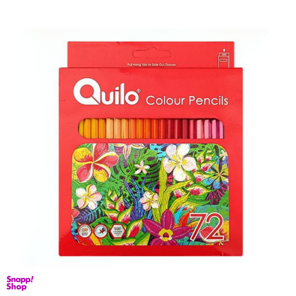 مداد رنگی 72 رنگ جعبه مقوایی کوییلو کد 634861