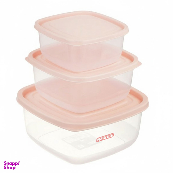 ظرف نگهدارنده نورینو مدل تارا مجموعه سه عددی