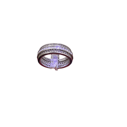 انگشتر نقره 925 عیار زنانه طرح تمام نگین کد roj 1344