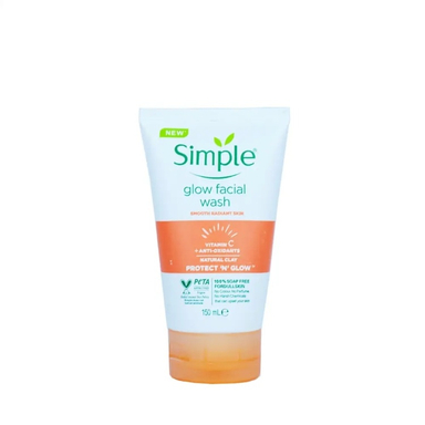 ژل شوینده صورت سیمپل مدل ویتامین سی حجم 150 میلی لیتر