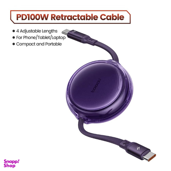 کابل USB-C توکی مدل 100W TQ-X94C2 طول 1 متر