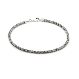دستبند نقره مردانه گیرا طرح خوشه ای G095